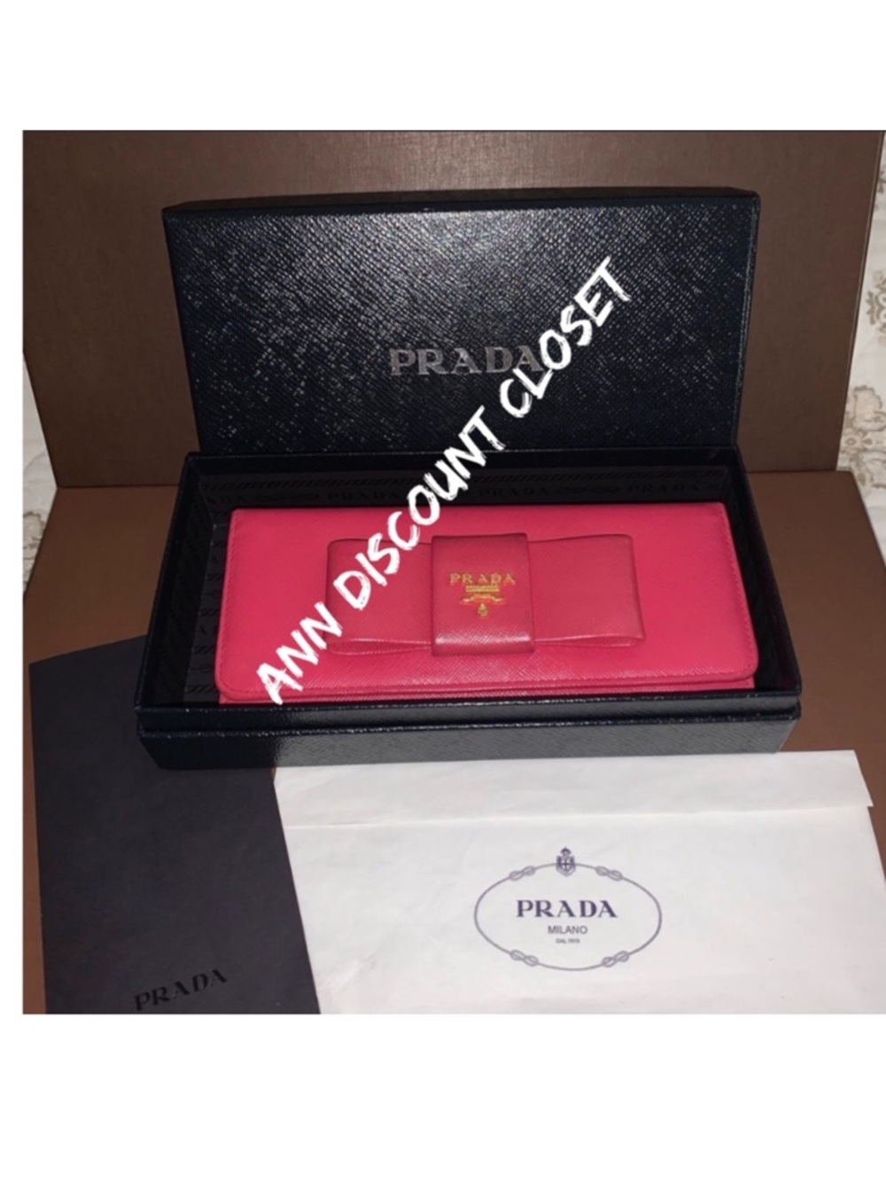 ๐๐ก๐๐๐ Saffiano ๐ฏ Authentic pink with box & dustbag
